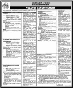 Job Openings at the Finance Department in Karachi