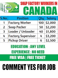 FACTORY JOB IN CANADA